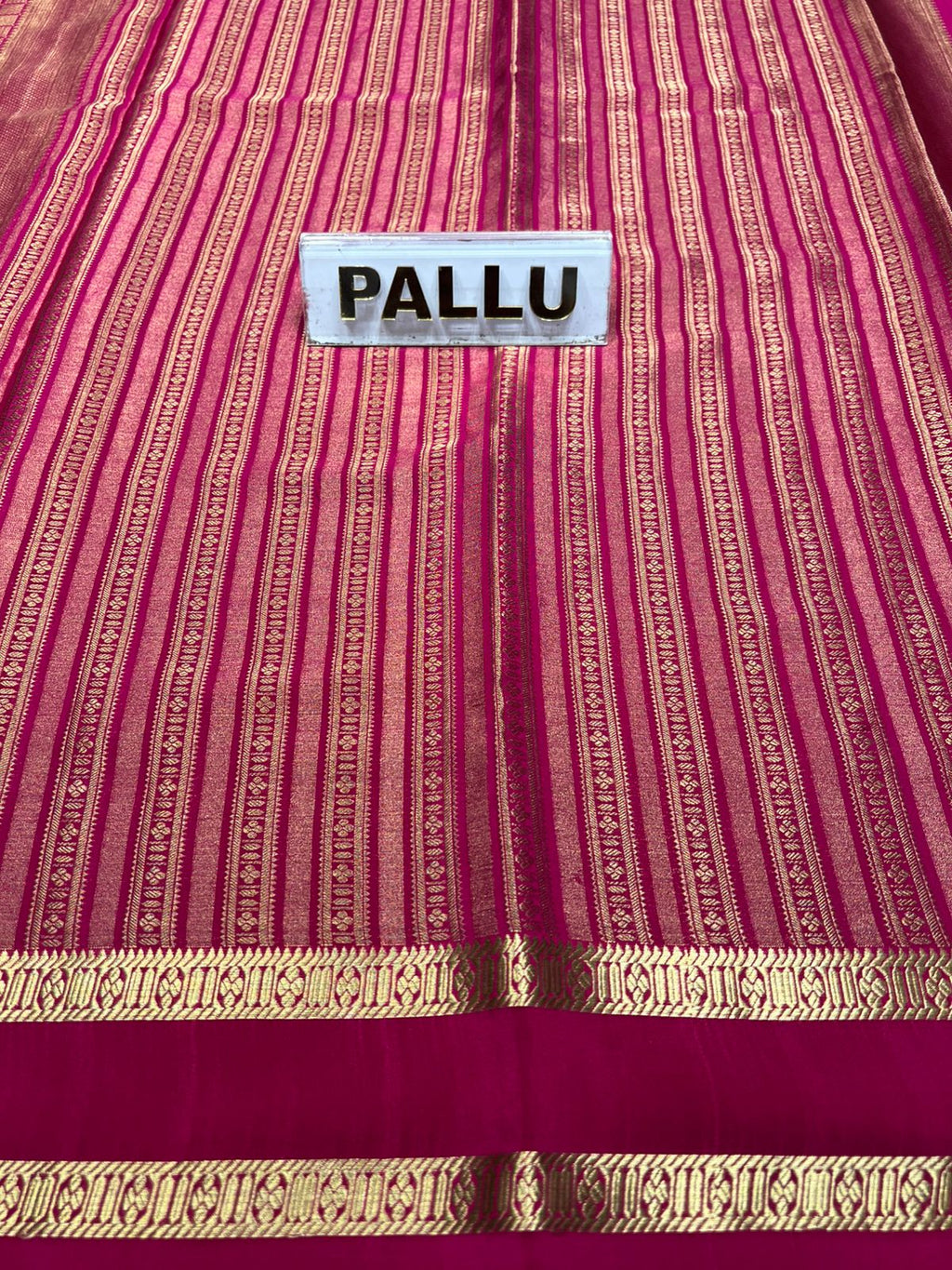 Pure Mysore Silk Saree.
