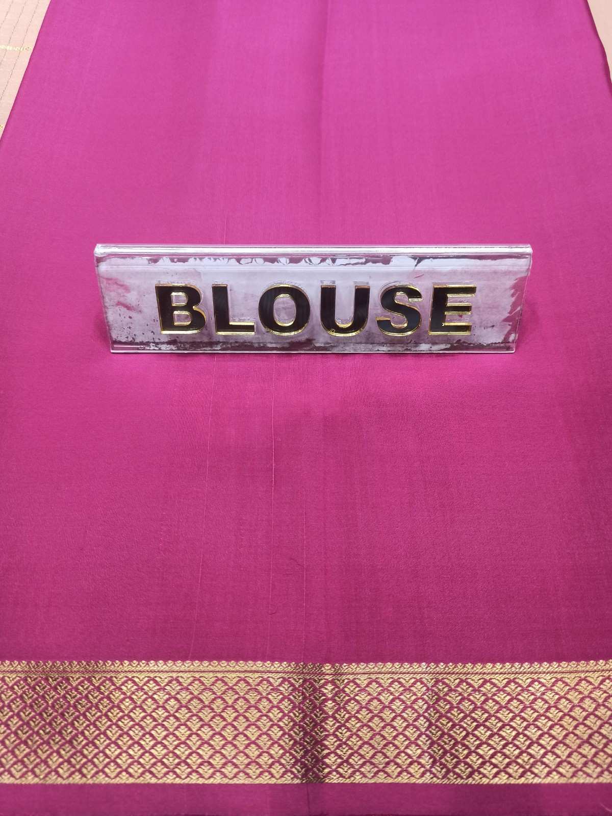 Pure Mysore Silk Saree.