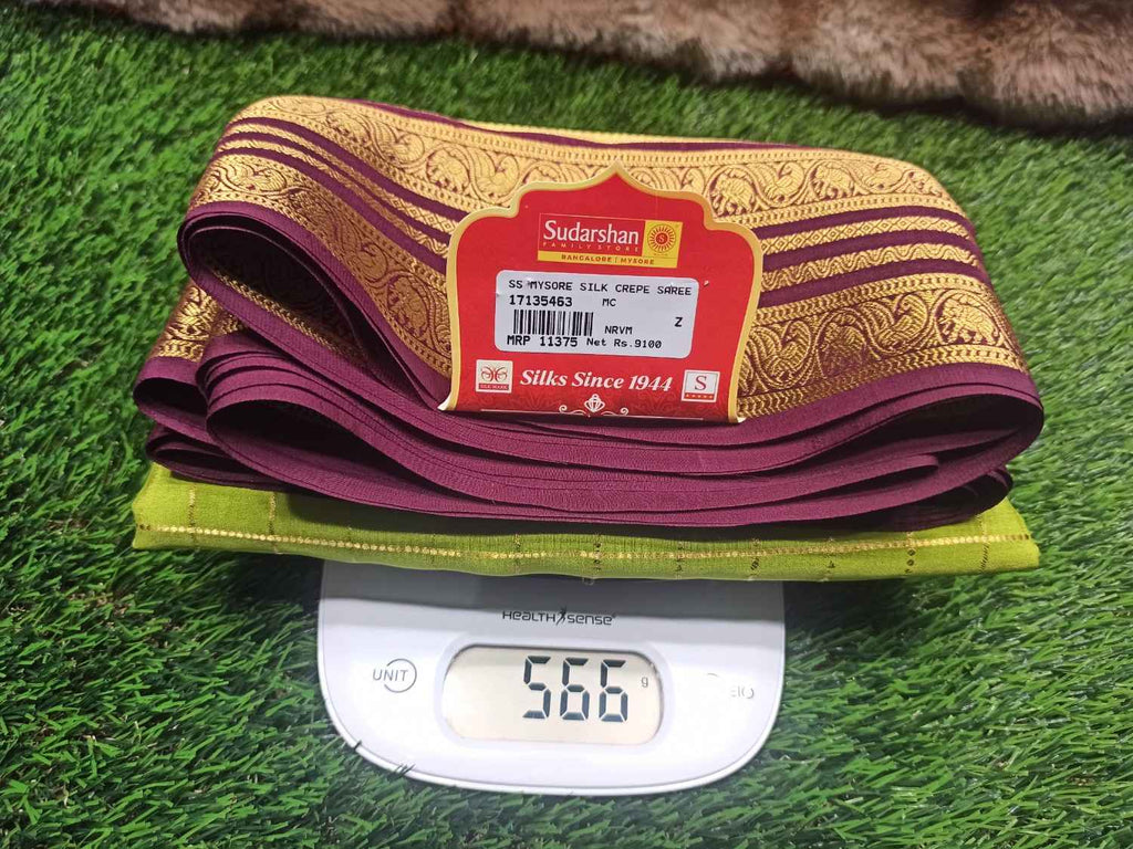 Pure Mysore Silk Saree.