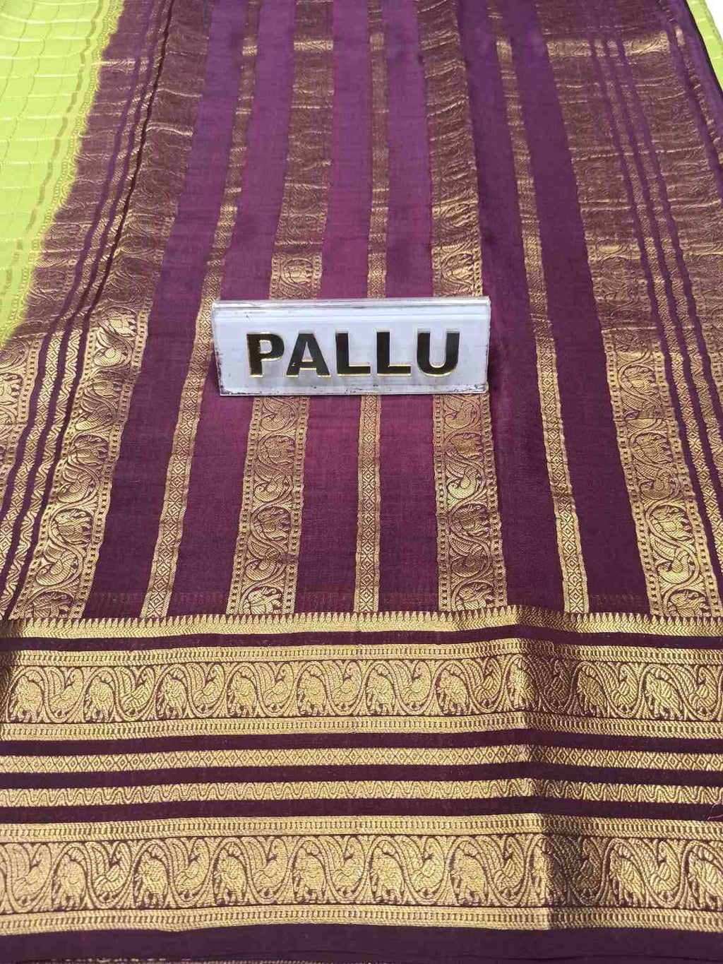 Pure Mysore Silk Saree.