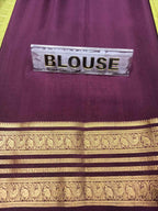 Pure Mysore Silk Saree.