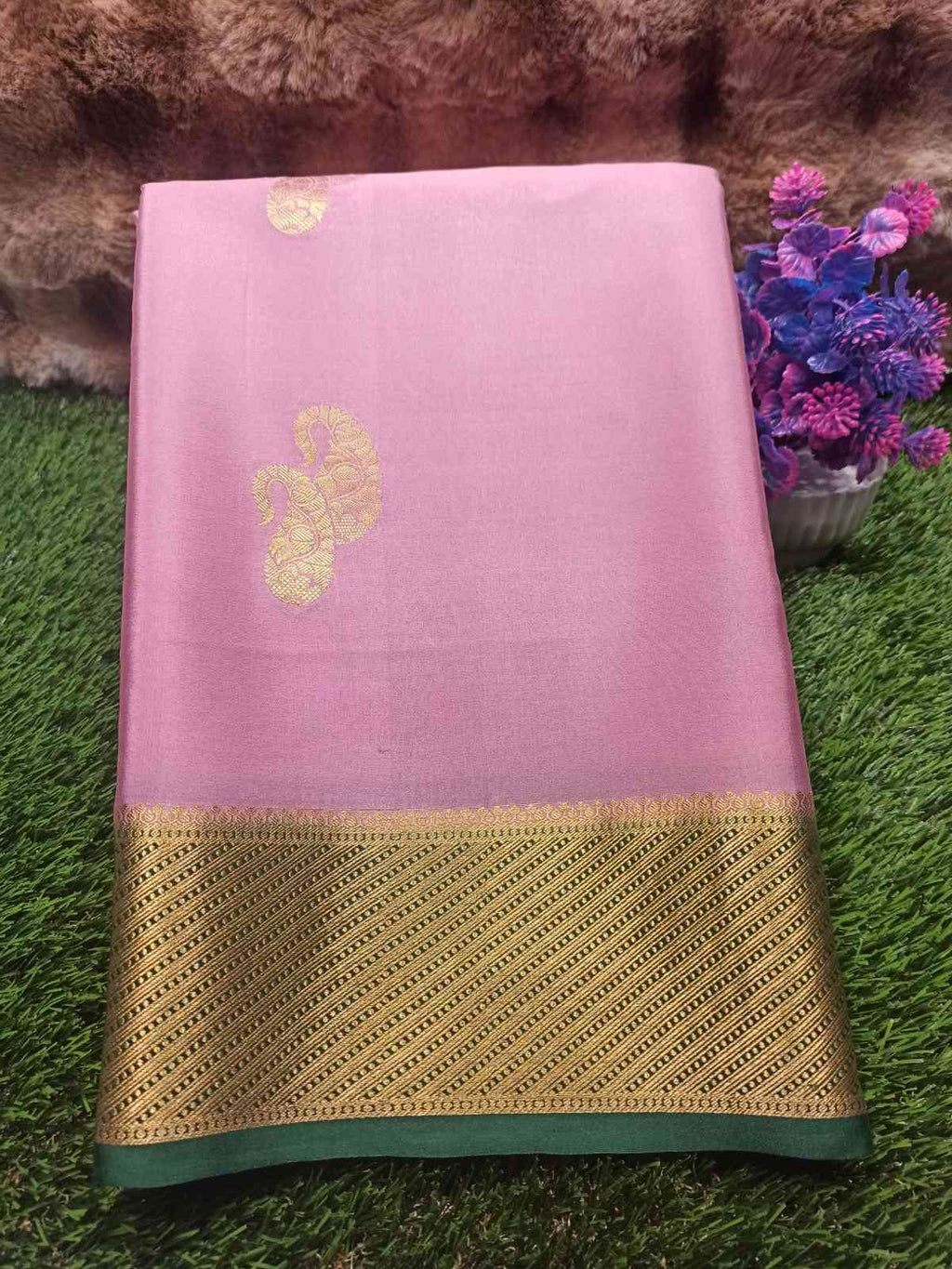 Pure Mysore Silk Saree.