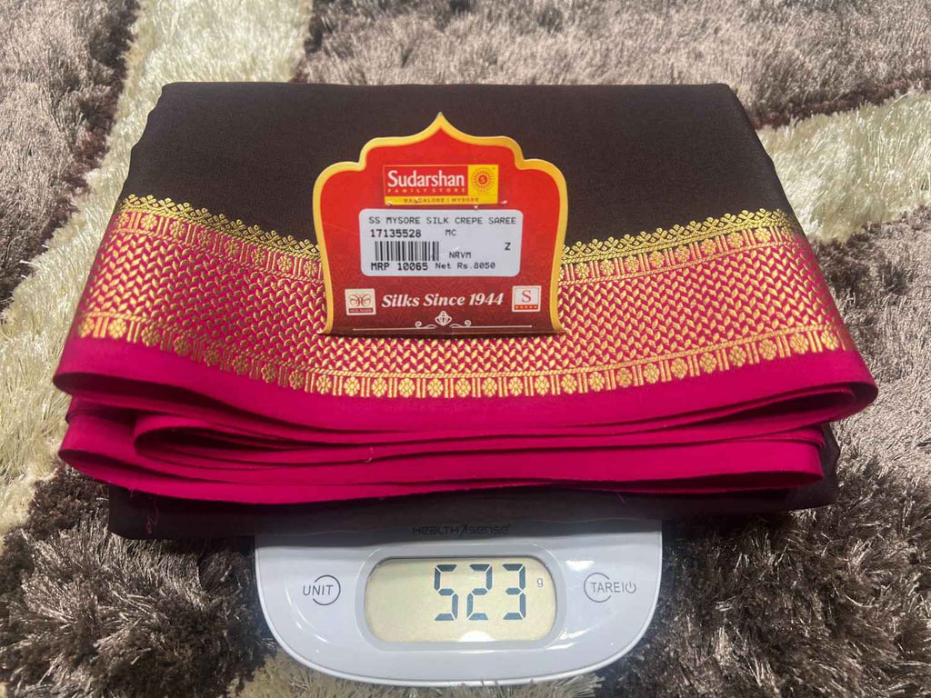 Pure Mysore Silk Saree.