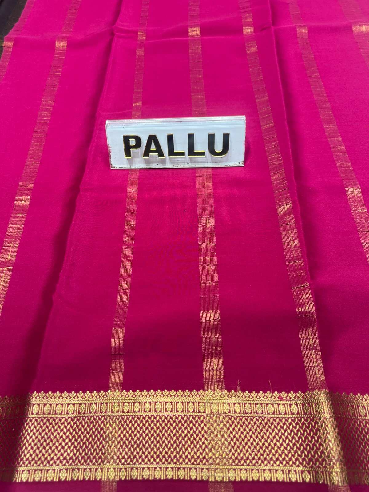 Pure Mysore Silk Saree.