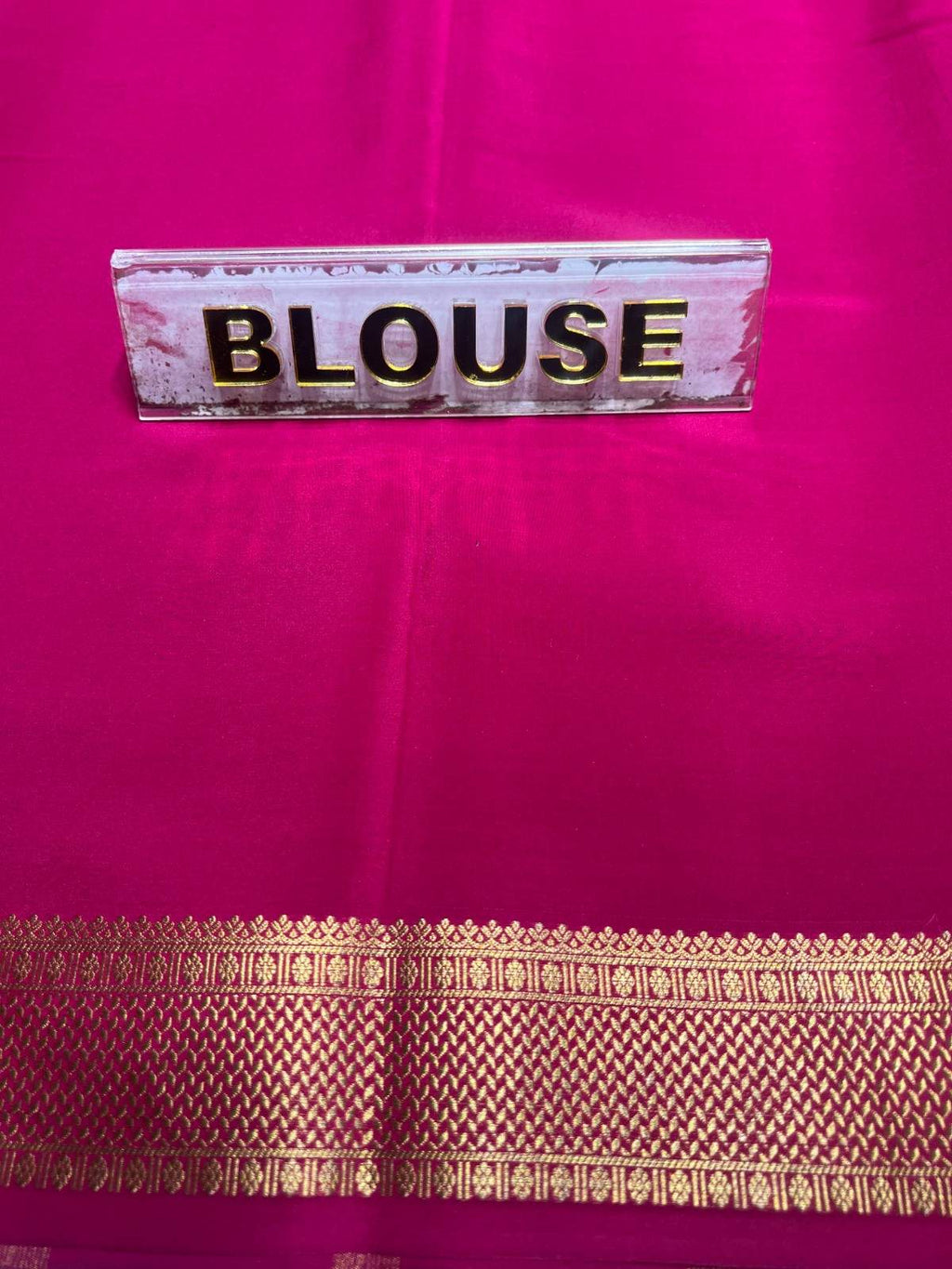 Pure Mysore Silk Saree.