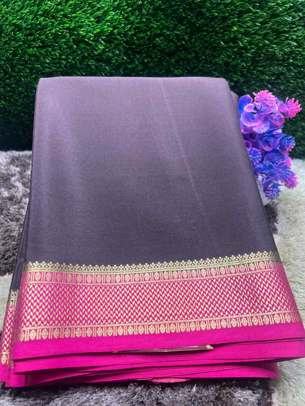 Pure Mysore Silk Saree.