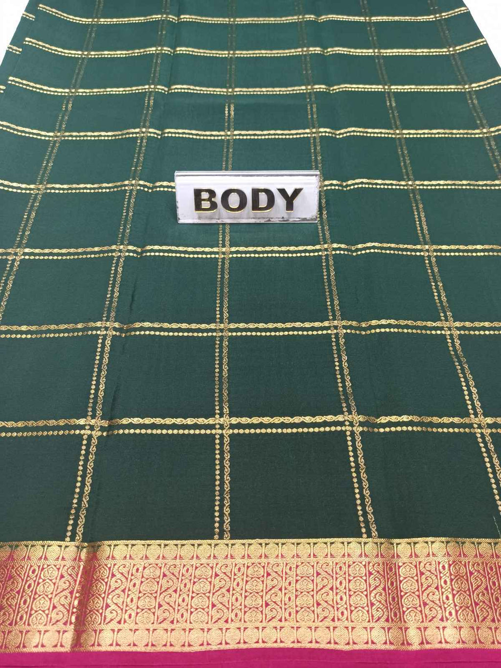 Pure Mysore Silk Saree.