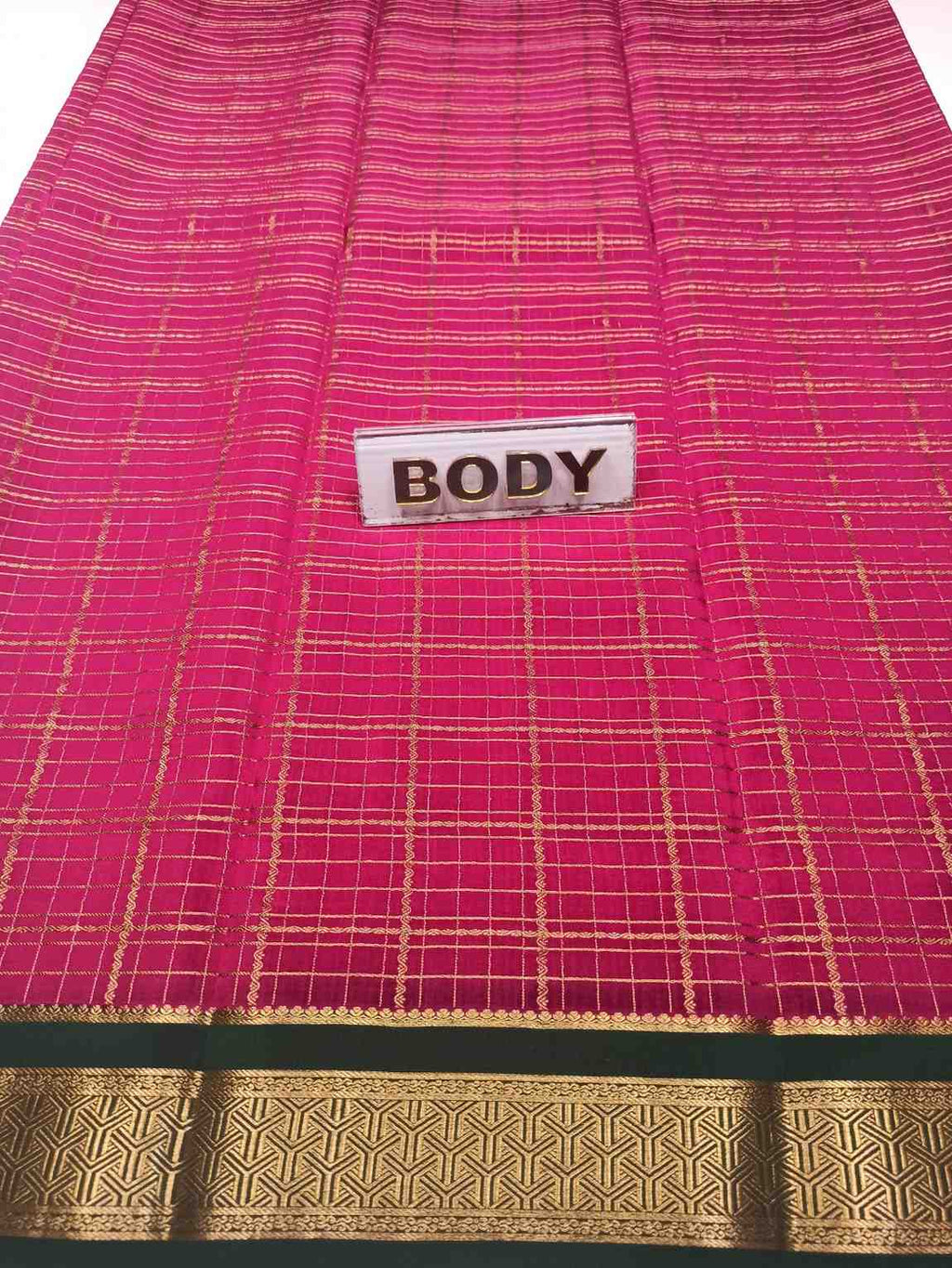 Pure Mysore Silk Saree.