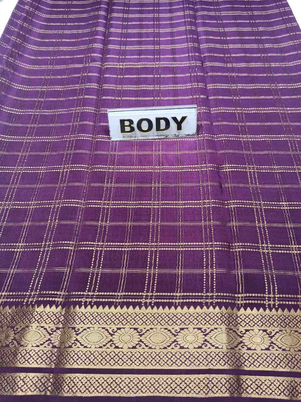 Pure Mysore Silk Saree.