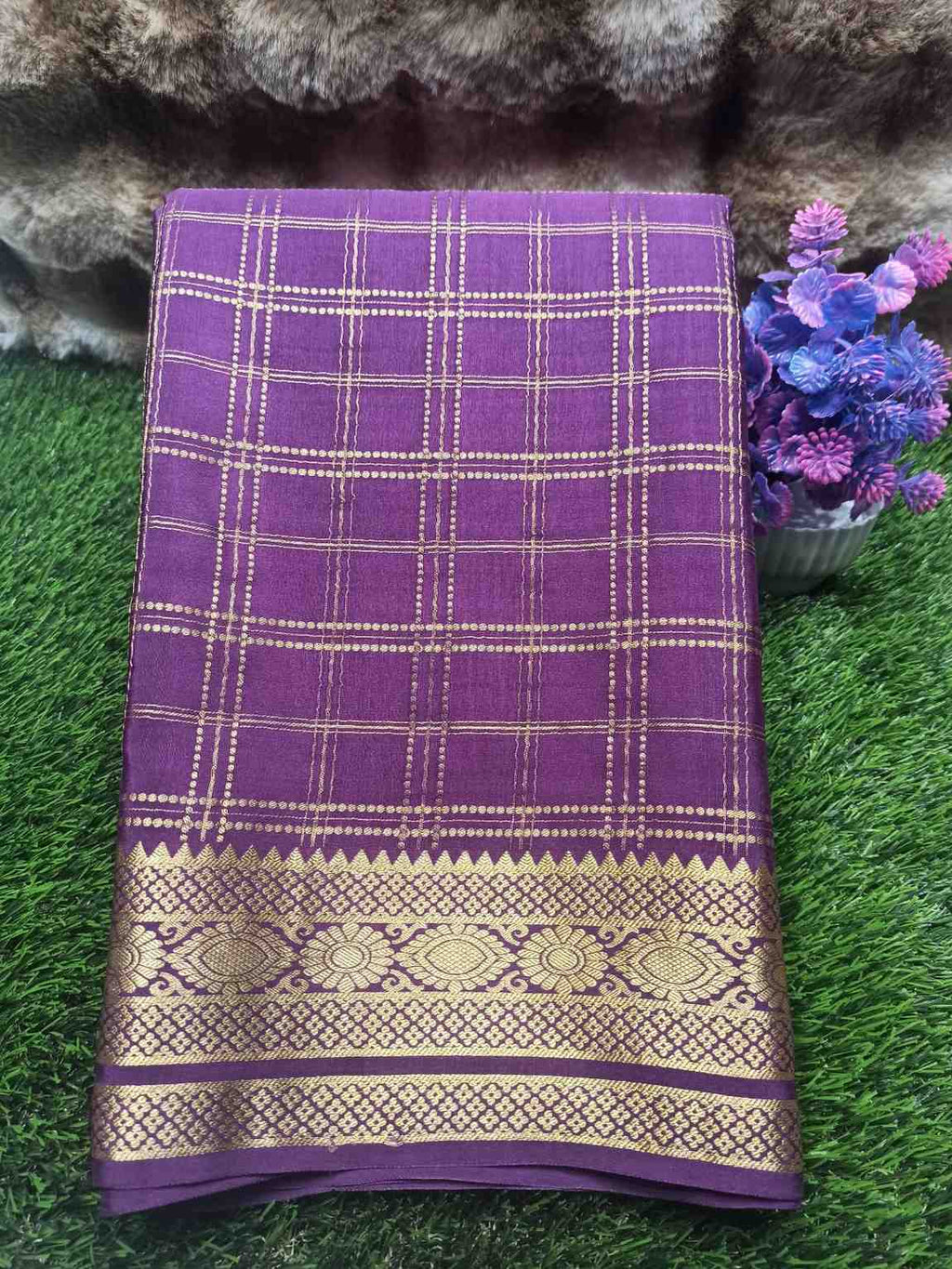 Pure Mysore Silk Saree.