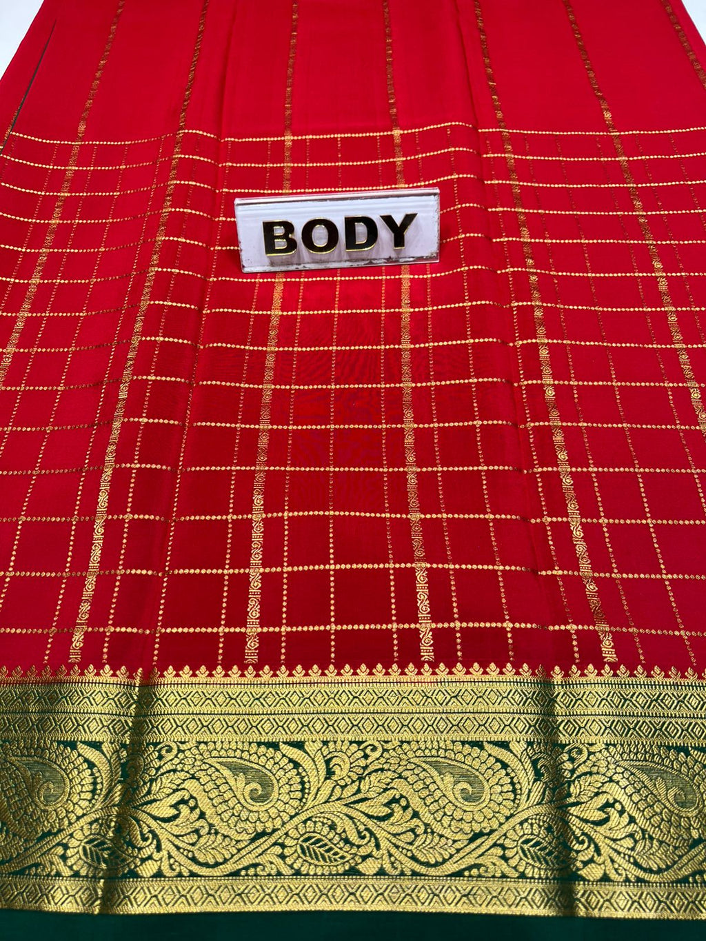 Pure Mysore Silk Saree.