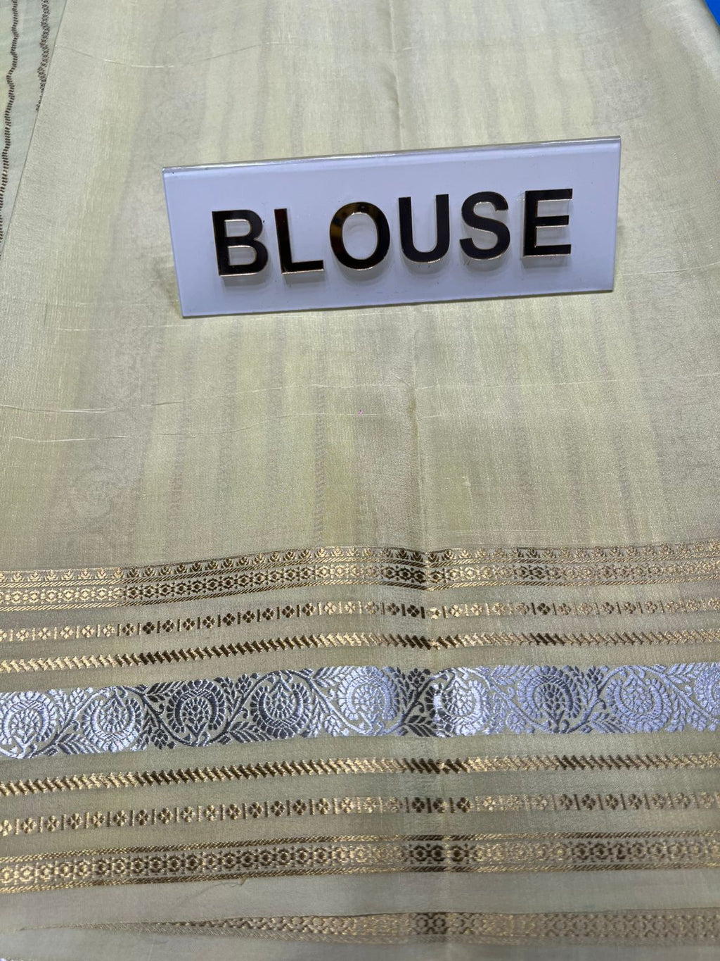 Pure Mysore Silk Saree.