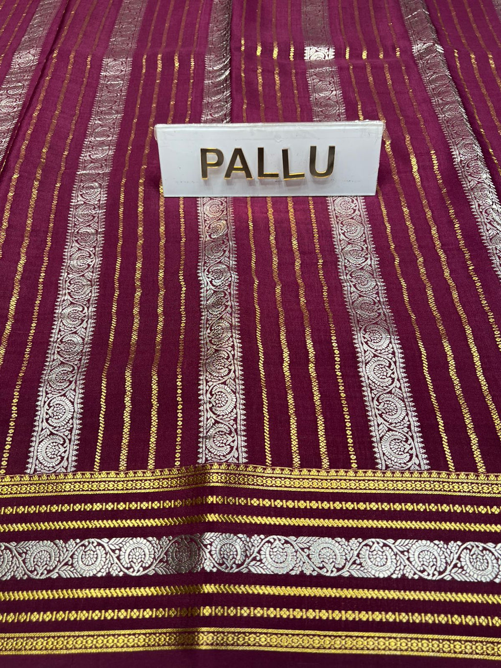 Pure Mysore Silk Saree.