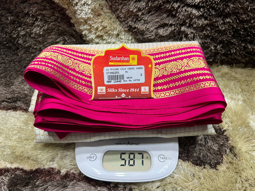 Pure Mysore Silk Saree.