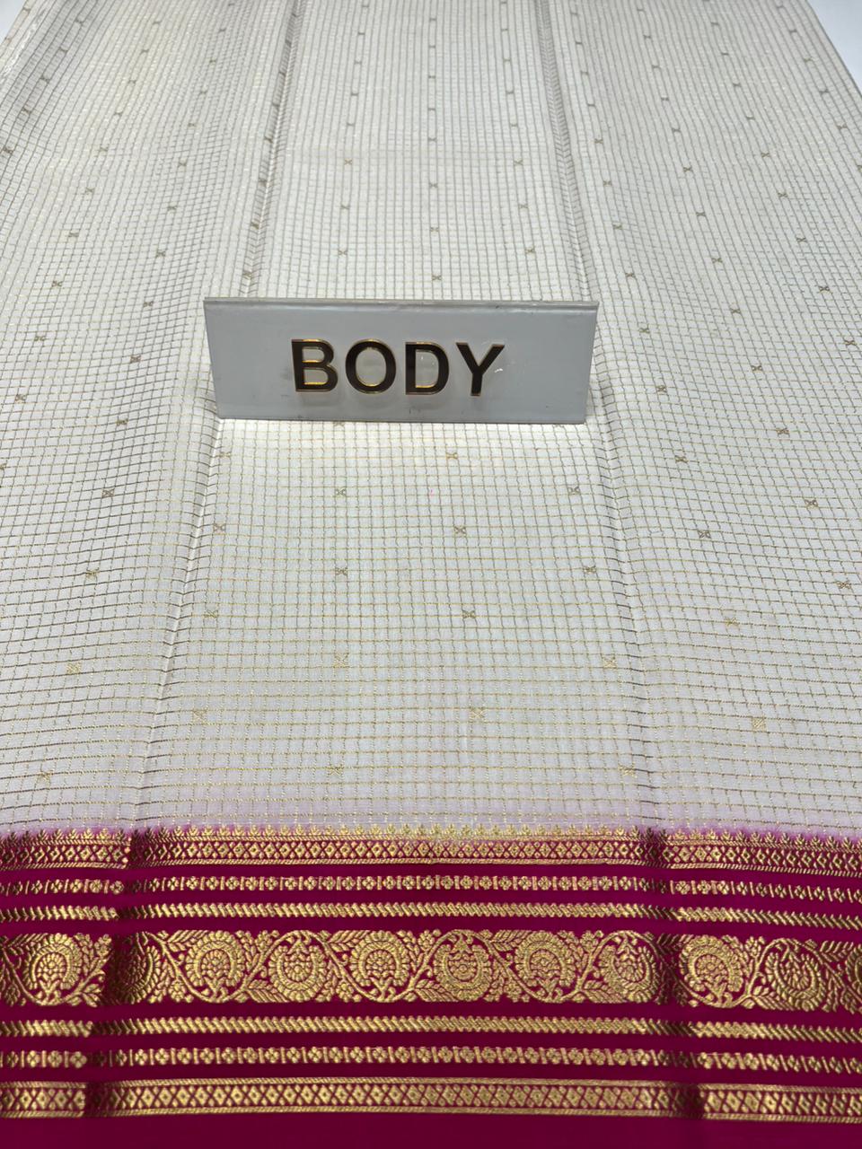 Pure Mysore Silk Saree.