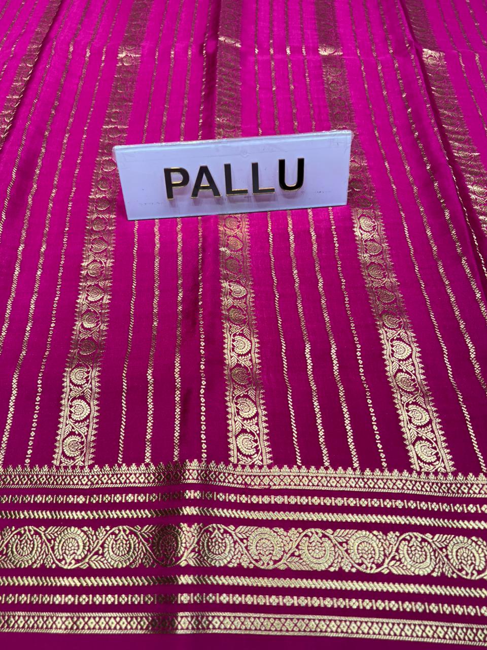 Pure Mysore Silk Saree.