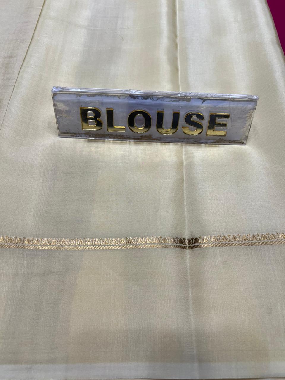 Pure Mysore Silk Saree.