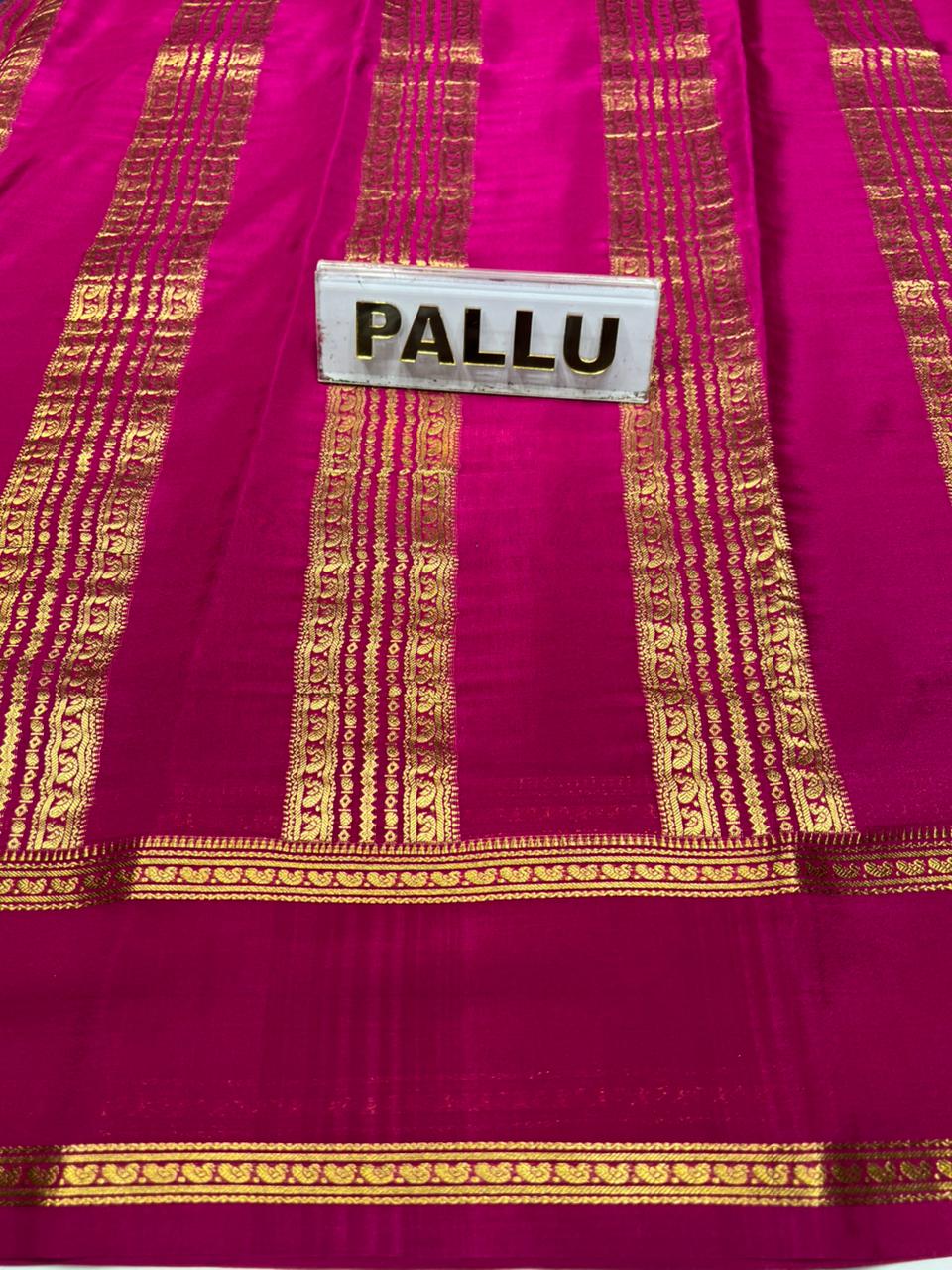 Pure Mysore Silk Saree.