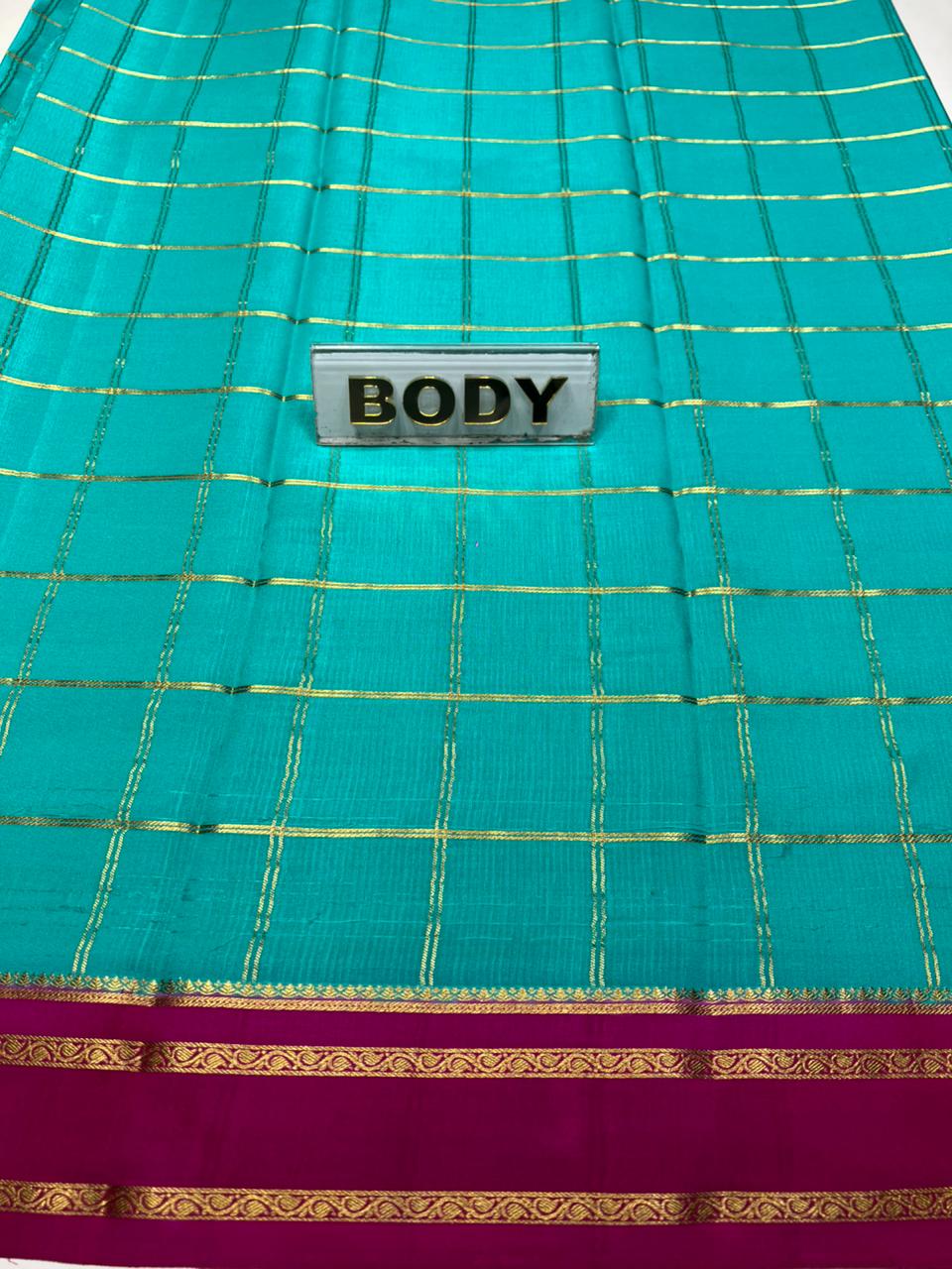 Pure Mysore Silk Saree.