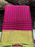 Pure Mysore Silk Saree.