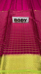 Pure Mysore Silk Saree.