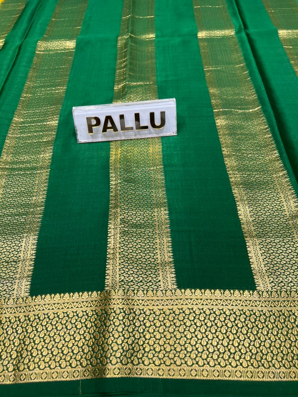 Pure Mysore Silk Saree.