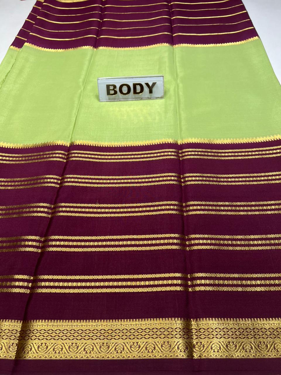 Pure Mysore Silk Saree.