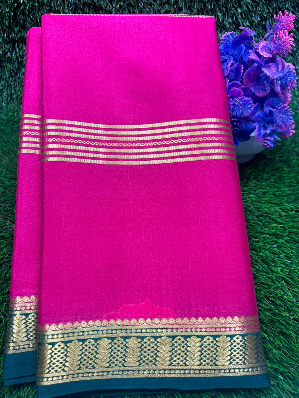 Pure Mysore Silk Saree ( 60Grams )