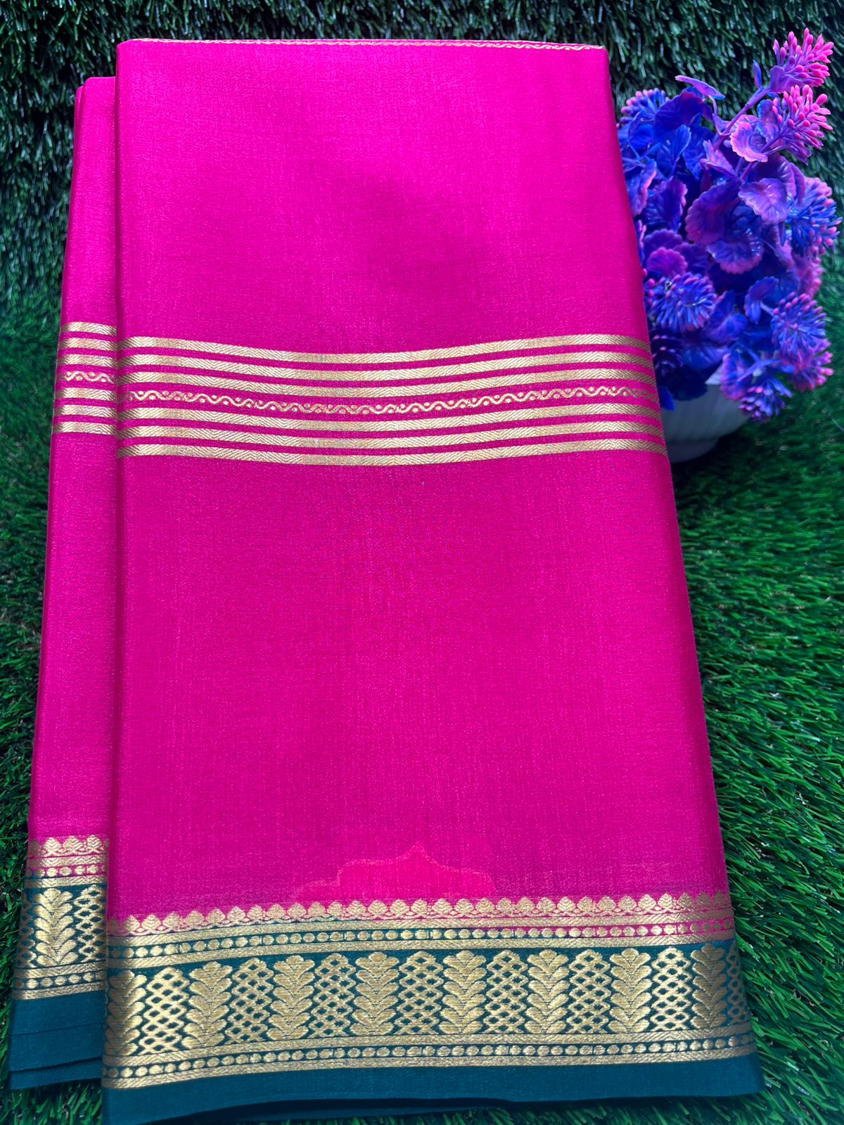 Pure Mysore Silk Saree ( 60Grams )