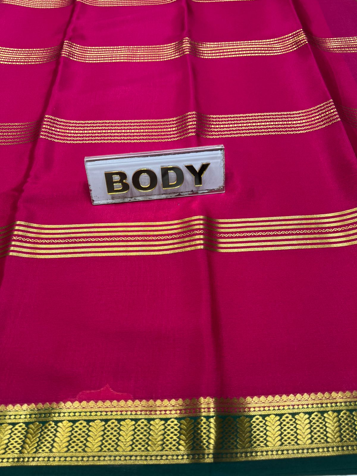 Pure Mysore Silk Saree ( 60Grams )