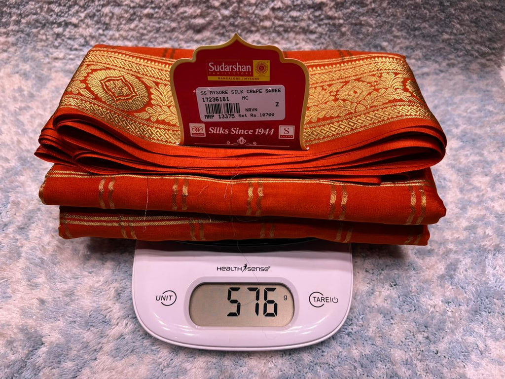 Pure Mysore Silk Saree.