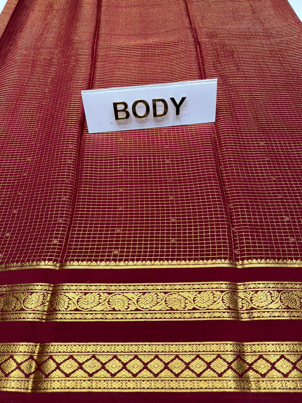 Pure Mysore Silk Saree.
