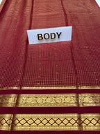 Pure Mysore Silk Saree.