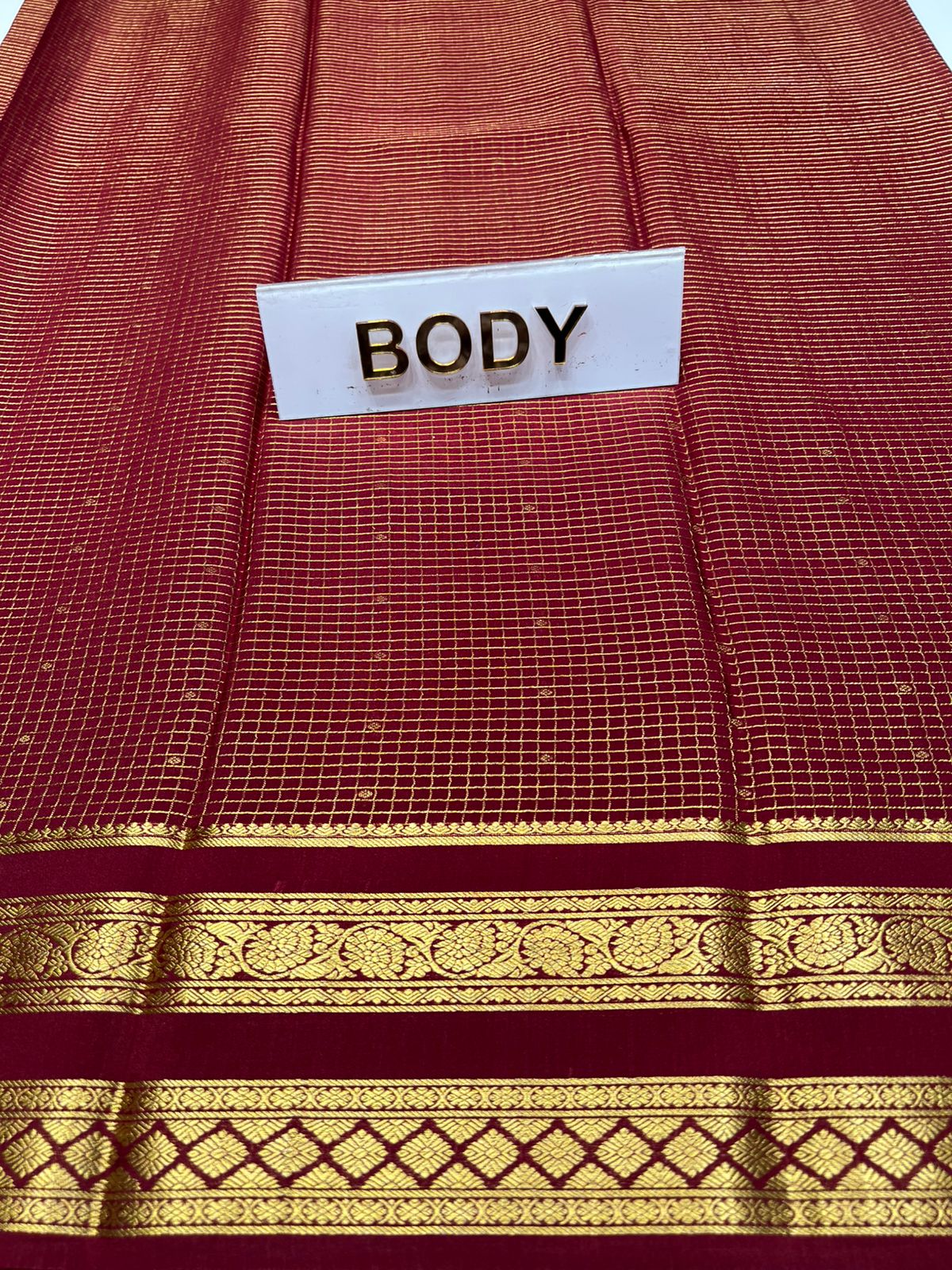 Pure Mysore Silk Saree.