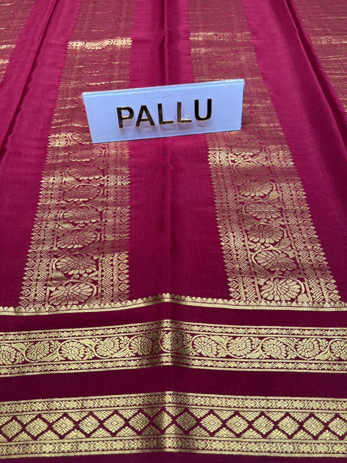 Pure Mysore Silk Saree.