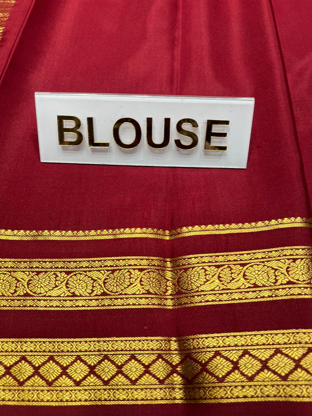 Pure Mysore Silk Saree.