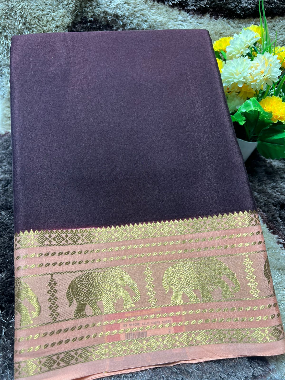 Pure Mysore Silk Saree.