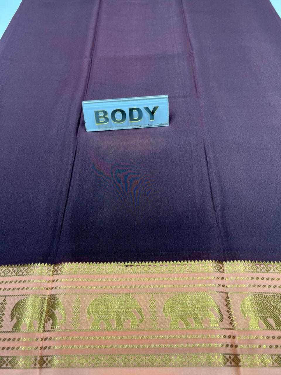 Pure Mysore Silk Saree.