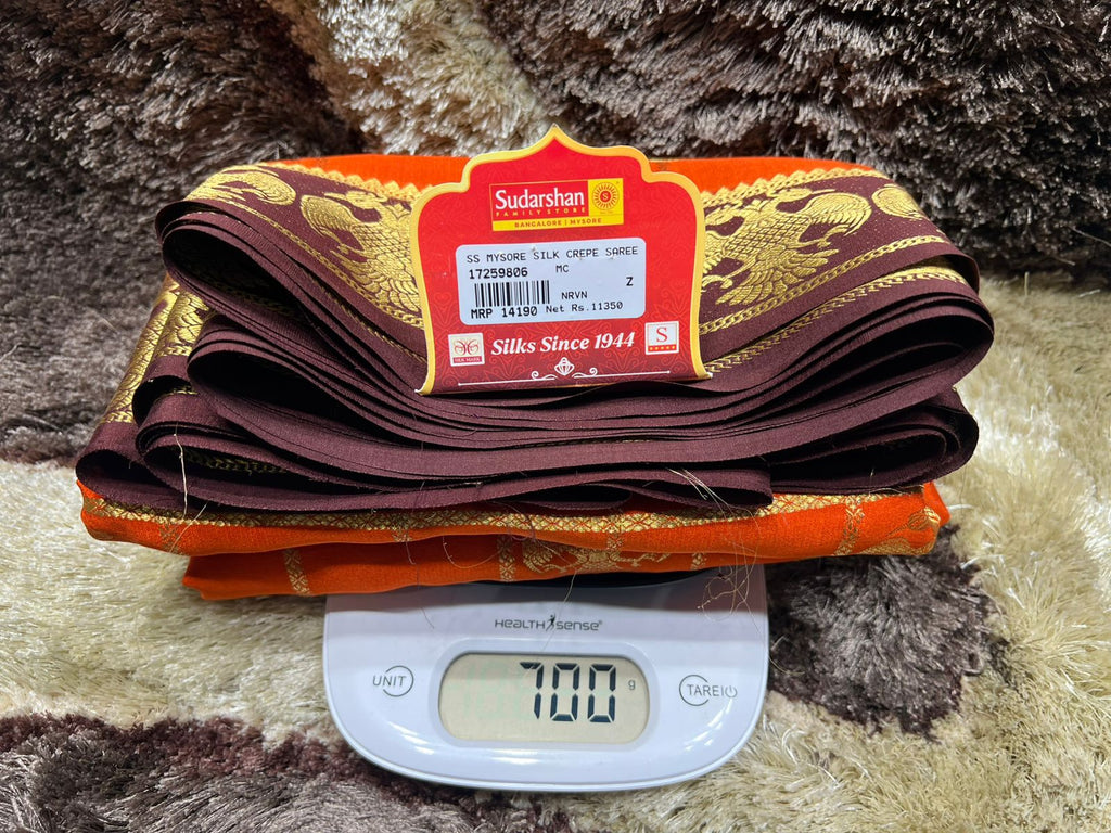 Pure Mysore Silk Saree.