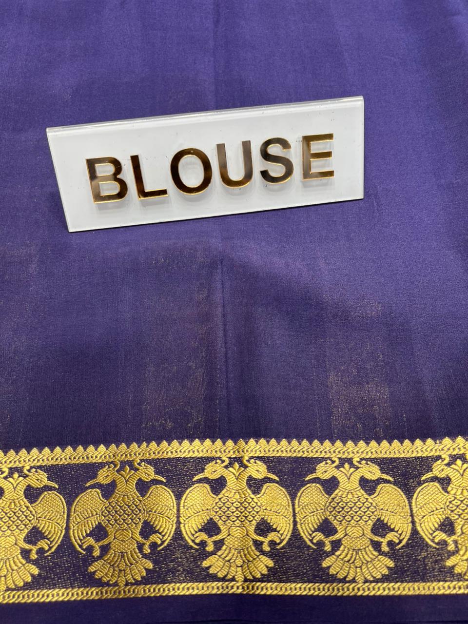 Pure Mysore Silk Saree.