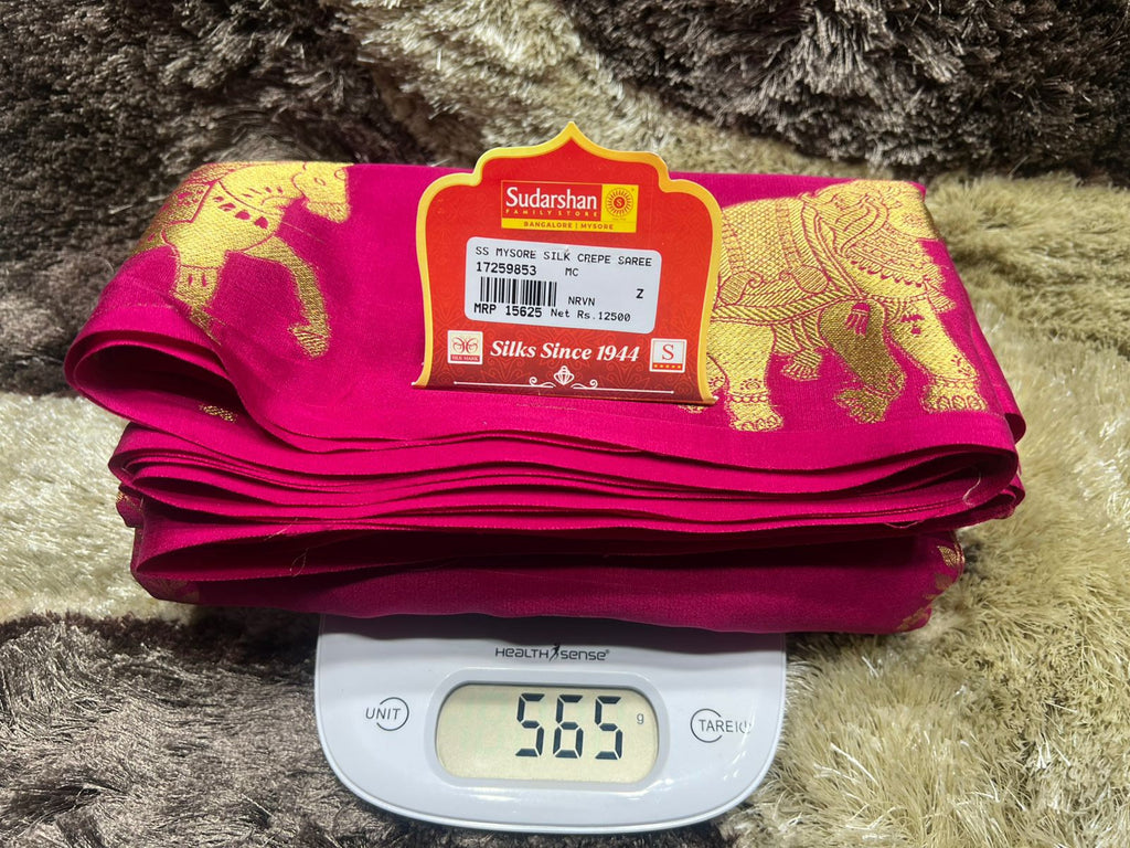 Pure Mysore Silk Saree.