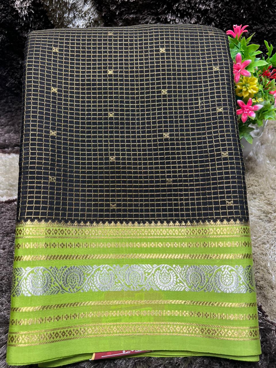 Pure Mysore Silk Saree.
