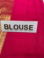 Pure Mysore Silk Saree.