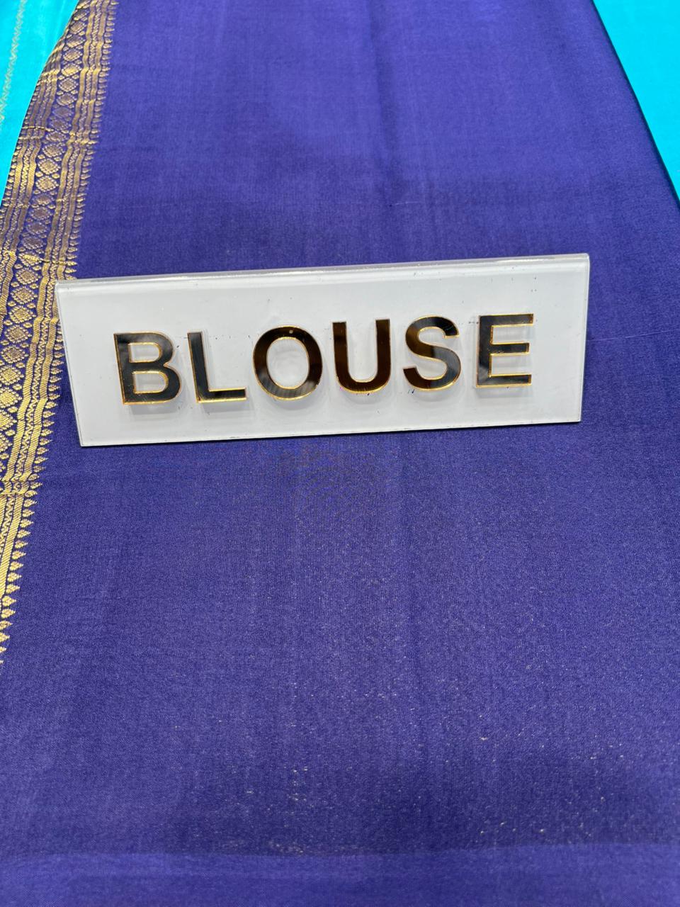 Pure Mysore Silk Saree.