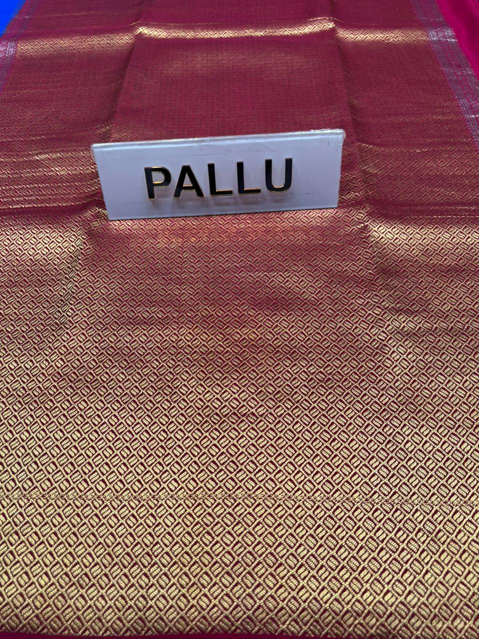 Pure Mysore Silk Saree.