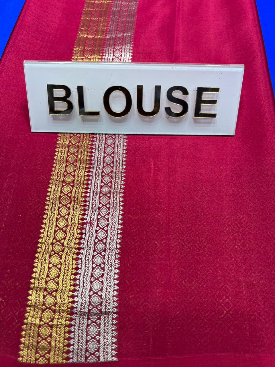 Pure Mysore Silk Saree.
