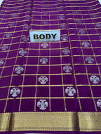 Pure Mysore Silk Saree.