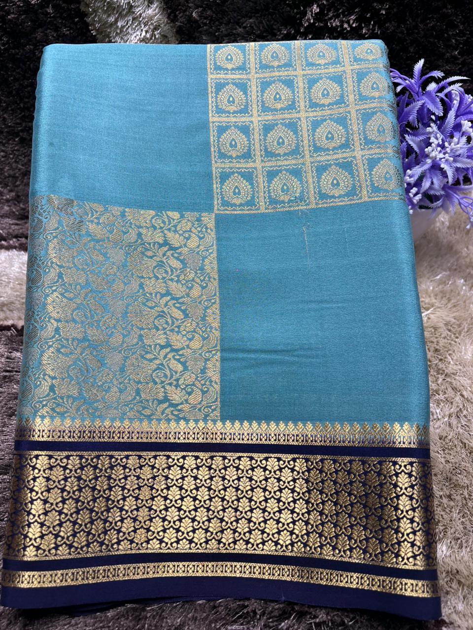 Pure Mysore Silk Saree.