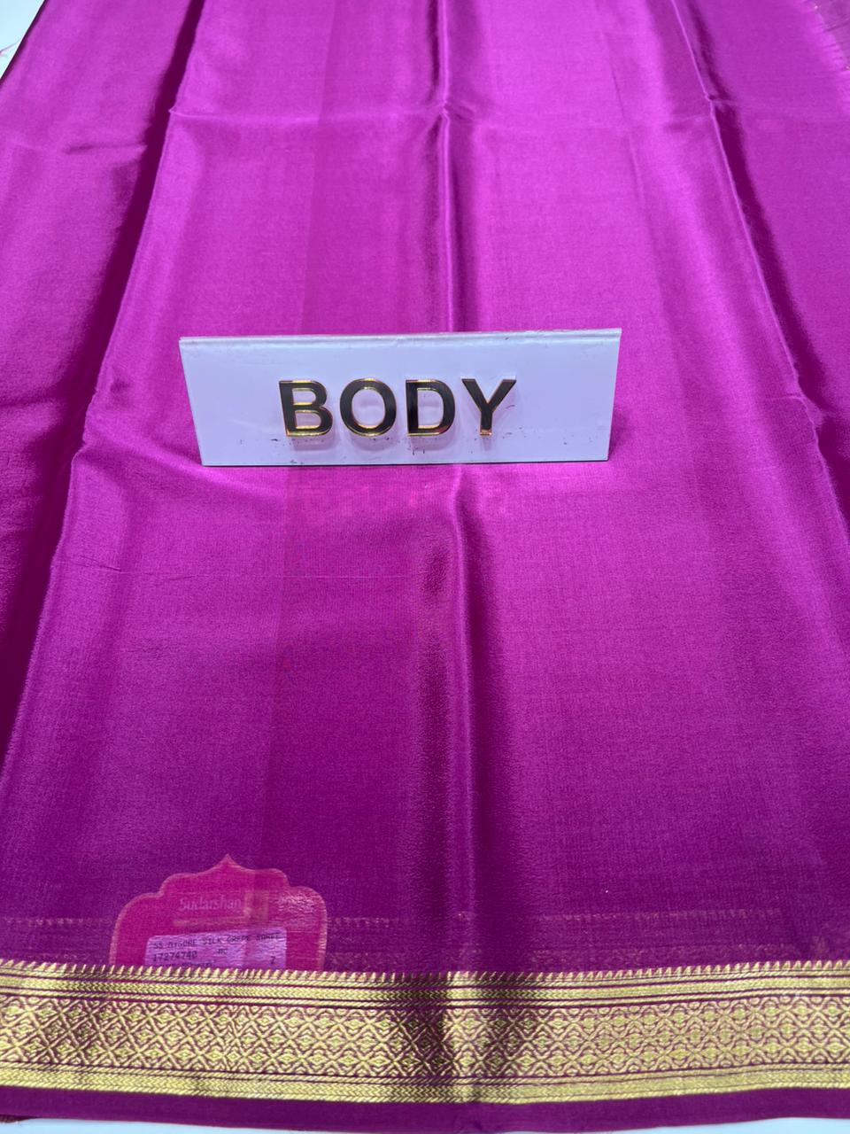 Pure Mysore Silk Saree ( 60Grams )
