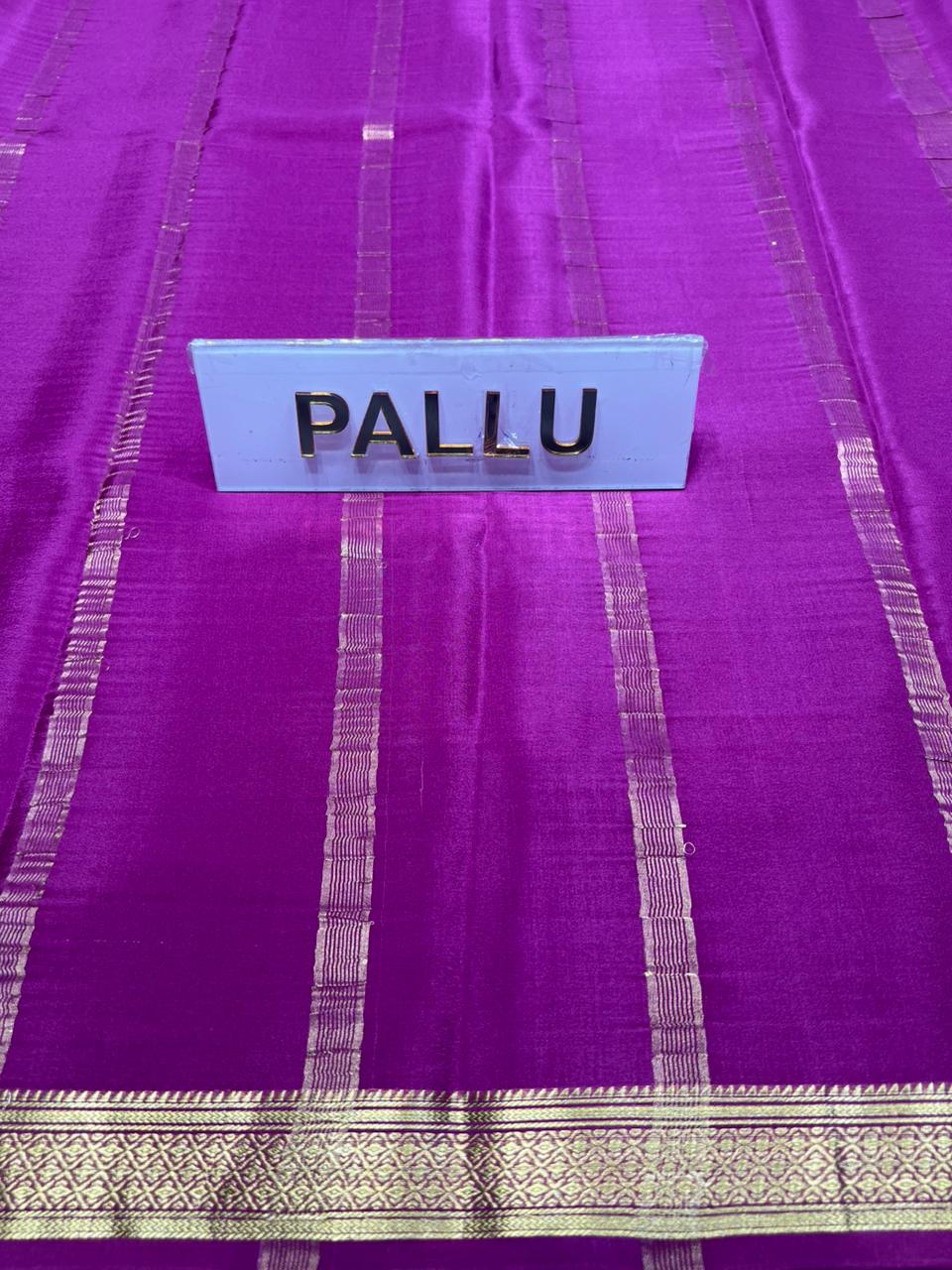Pure Mysore Silk Saree ( 60Grams )